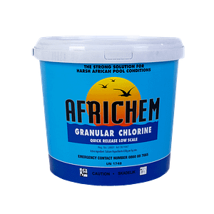 africhem granular chlorine 10kg for swimming pool